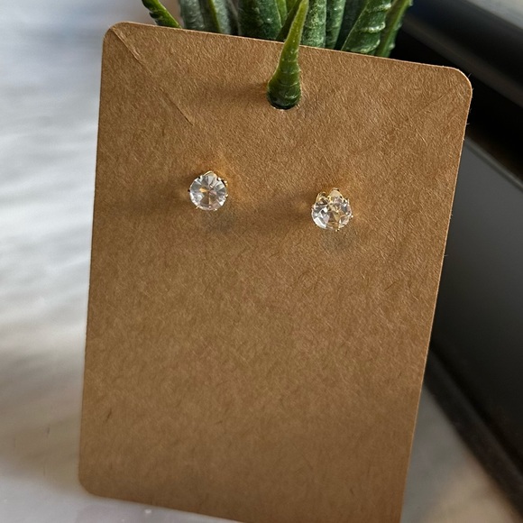 2 pairs of Diamond Simulant Earrings - Picture 4 of 4